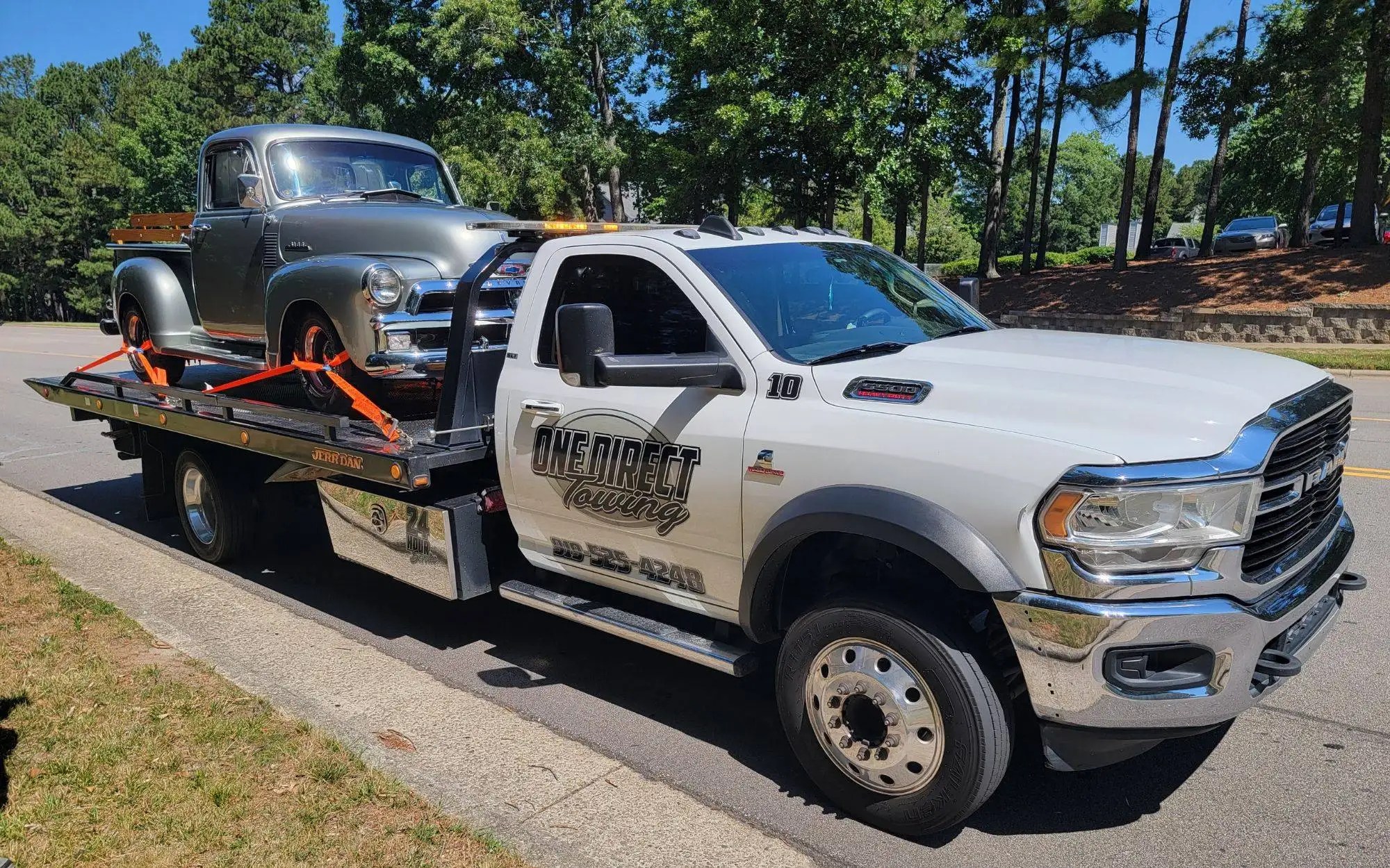 Home One Direct Towing Towing Roadside Assistance Cary, NC Parking Lot