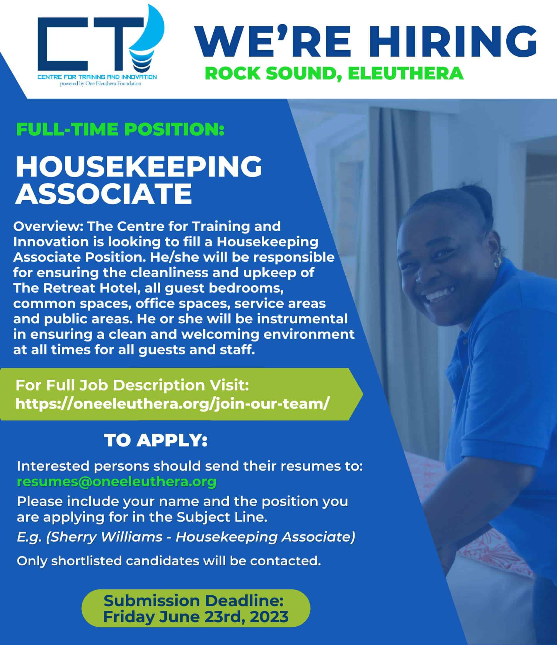 Join Our Team One Eleuthera Foundation