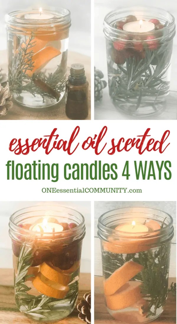 Scented Floating Candles {made with essential oils} One Essential