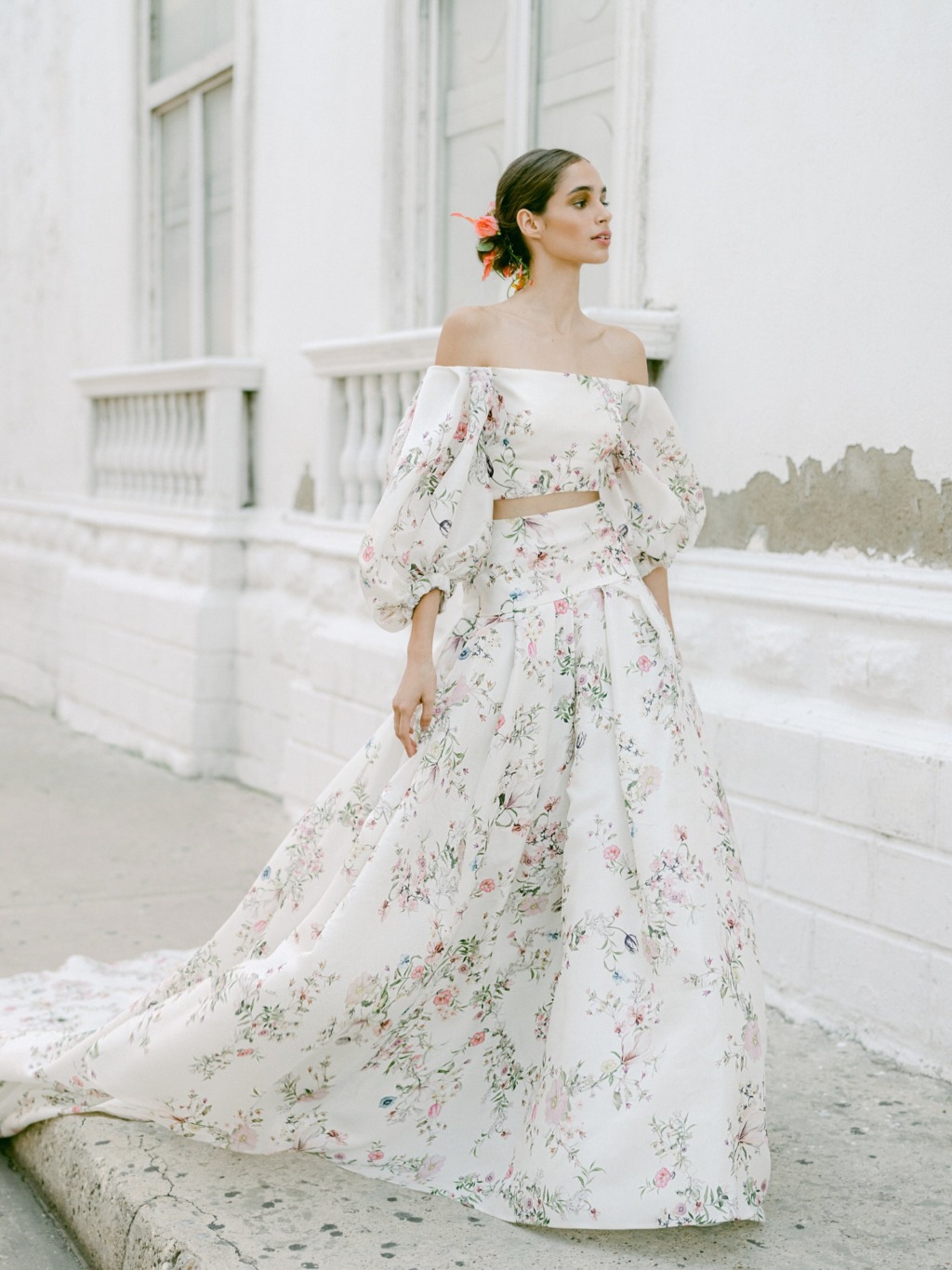 32 Beautiful Floral Wedding Dresses to Inspire