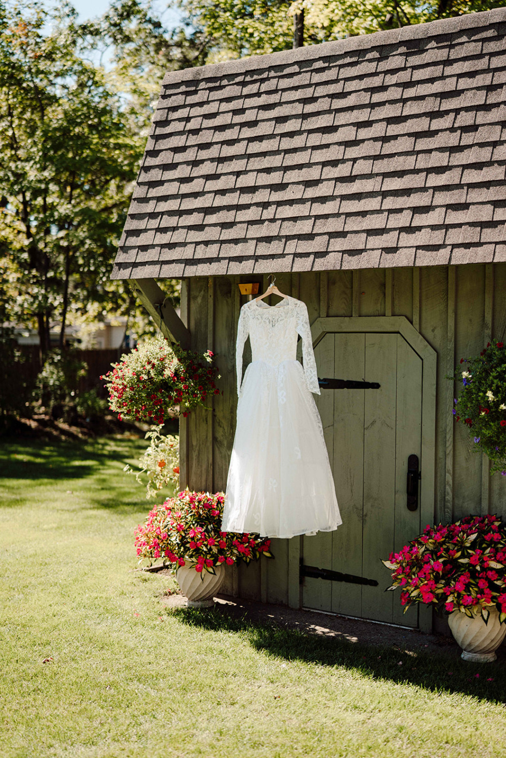 Forced to wear a wedding dress story