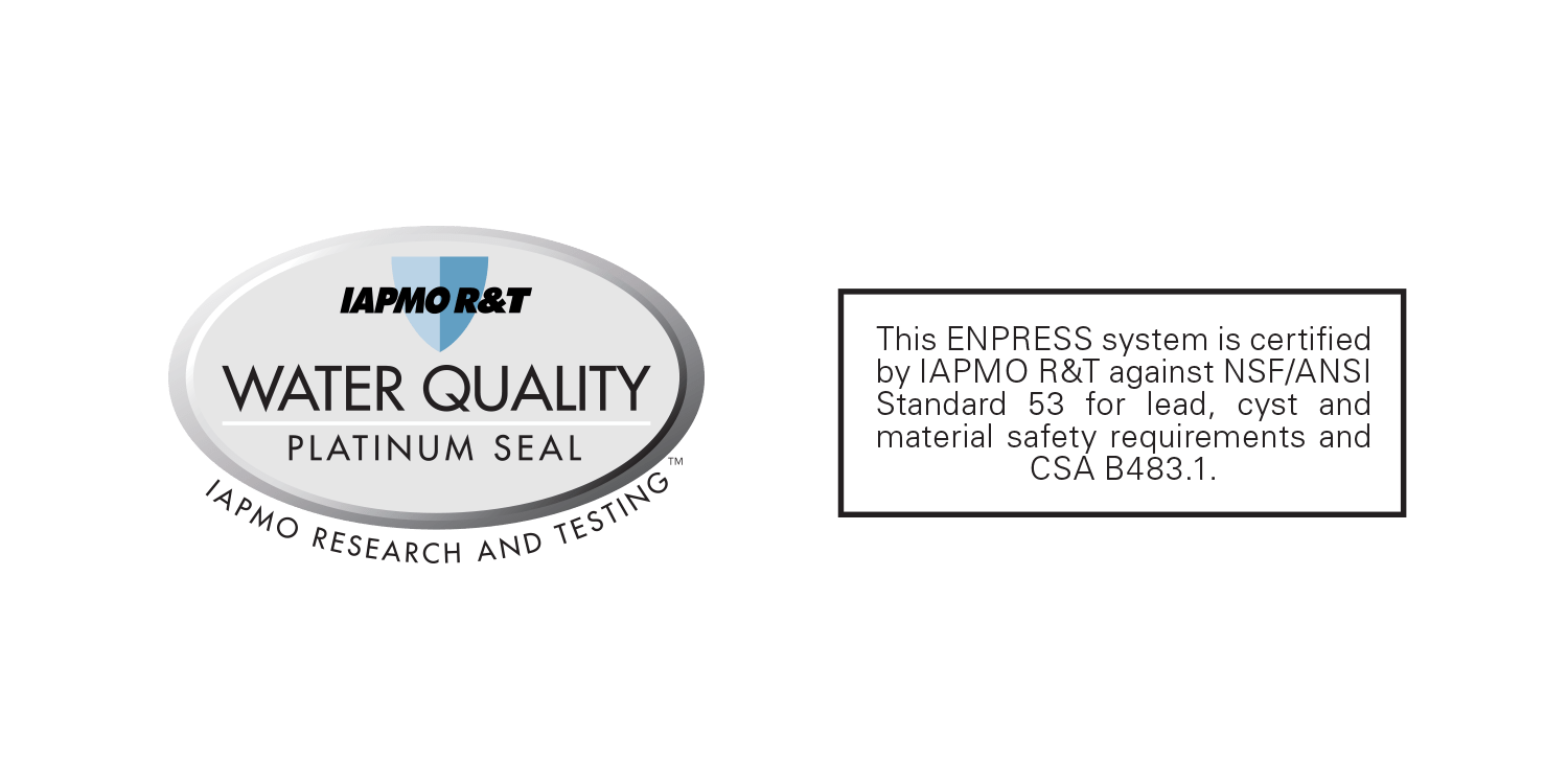 1500X750_CERTIFICATION_IAPMO ONE Water Filtration Simplified