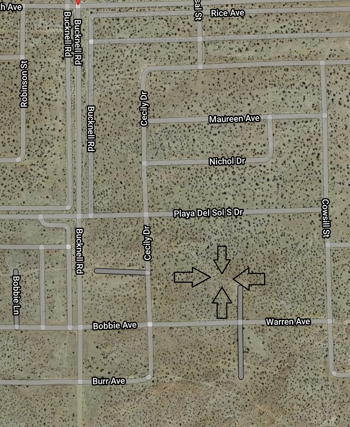 Silver Saddle Ranch Club area of California City, CA 1 ACRE VACANT