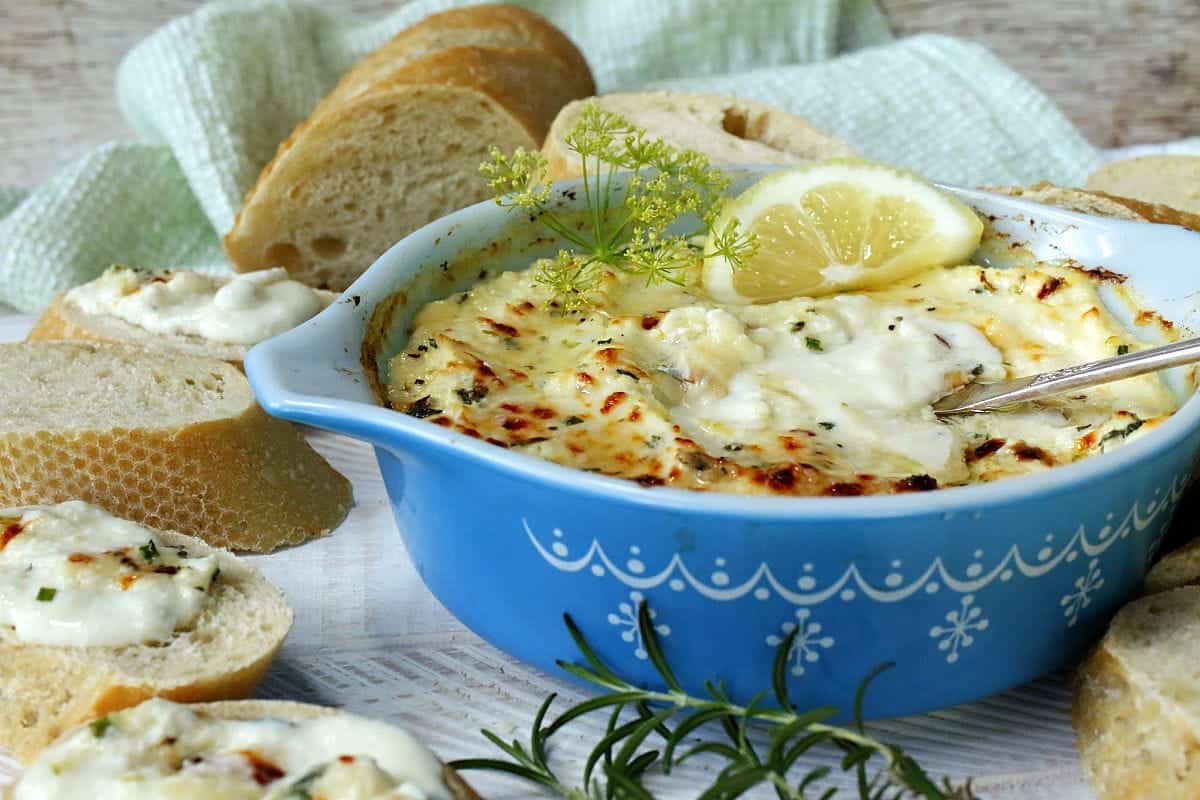 Baked Ricotta Cheese with Lemon and Herbs One Hot Oven