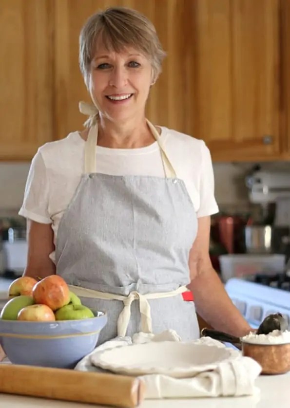 A photo of Jere in her kitchen.