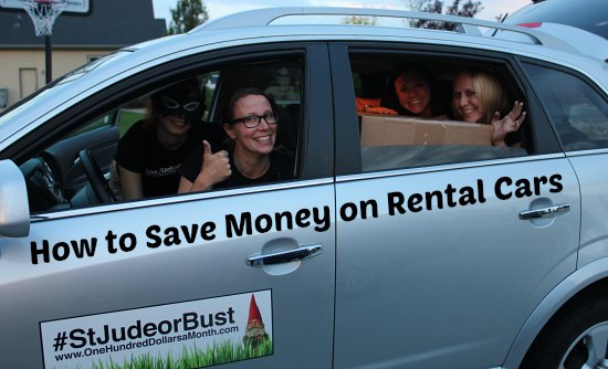 How to Save Money on Rental Cars One Hundred Dollars a Month