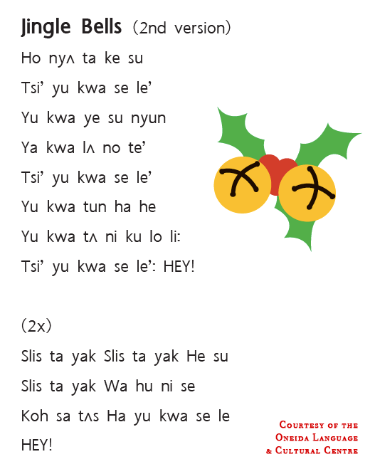 Jingle Bells in Oneida Oneida