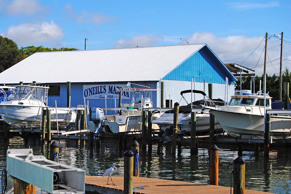 Boat Storage O'Neill's Skyway Boat Basin st.pete, fla