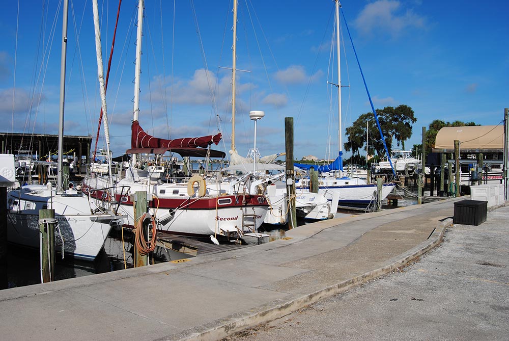 Boat Storage O'Neill's Skyway Boat Basin st.pete, fla