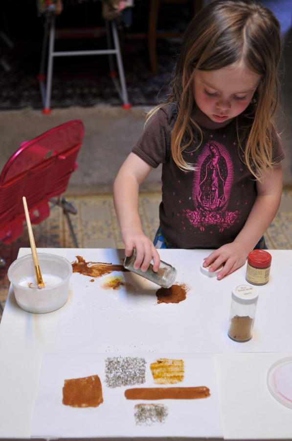 Spice Painting One Inch World