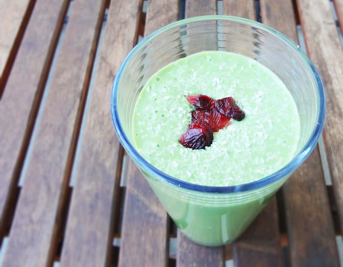 Super Kale Shake Green Smoothie Recipe One Ingredient Chef