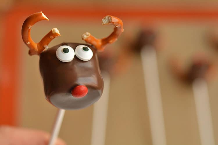 Chocolate Covered Marshmallow Reindeer