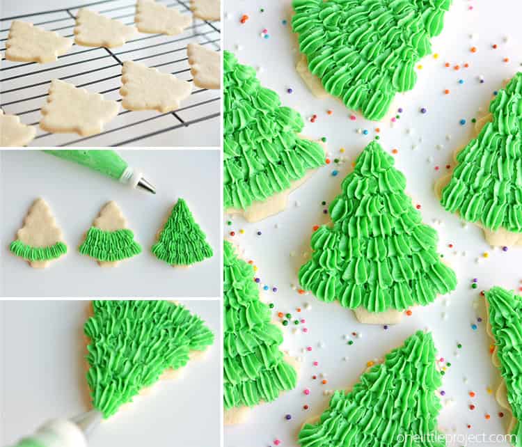 How to Make Christmas Tree Sugar Cookies