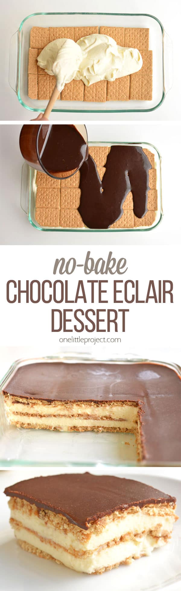 NoBake Chocolate Eclair Cake