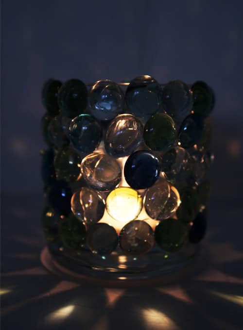 Glass Bead Candle Holders Dollar Store Crafts