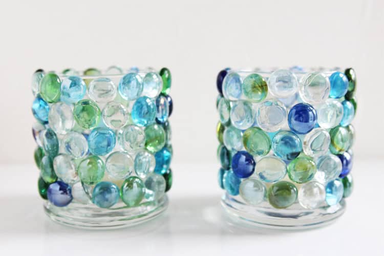 Glass Bead Candle Holders Dollar Store Crafts