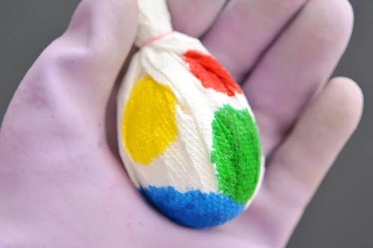 Tie Dye Easter Eggs Simple Tie Dyed Easter Eggs Using Paper Towel