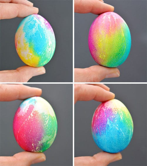 Tie Dye Easter Eggs Simple Tie Dyed Easter Eggs Using Paper Towel