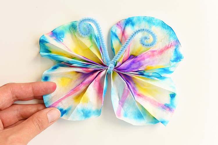 Coffee Filter Butterflies The Classic Craft Using Washable Markers