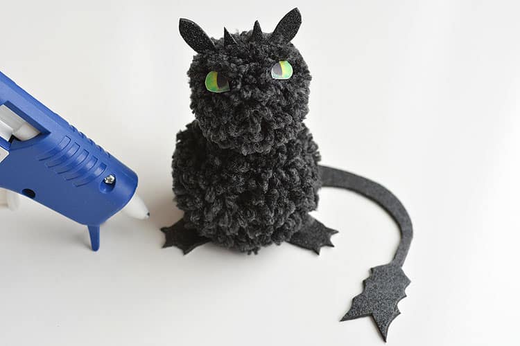 Pom Pom Dragons Inspired by How to Train Your Dragon