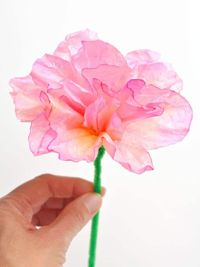 Coffee Filter Flowers One Little Project
