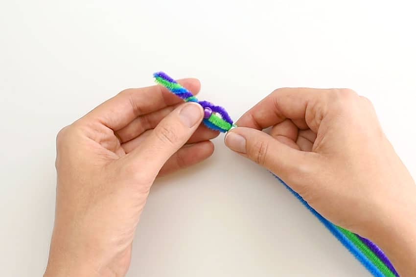 3 Strand Pipe Cleaner Bracelets Pipe Cleaner Bead Bracelet