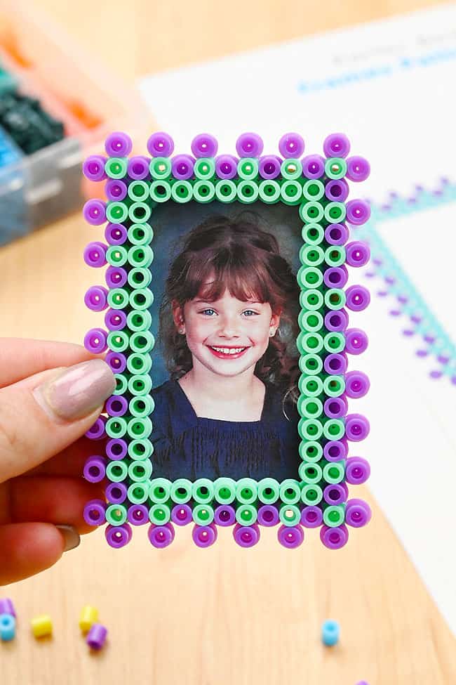 Perler Bead Picture Frame | Easy Perler Bead Frames Pattern