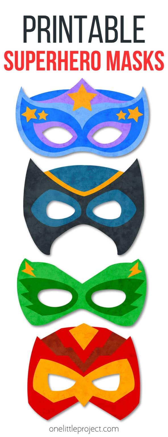 Superhero Mask Printable Templates Free Super Hero Masks