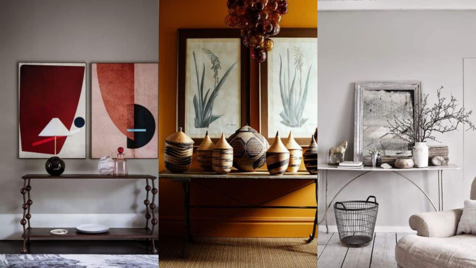 6 Genius Ways to Decorate Your Console Table Onelmon