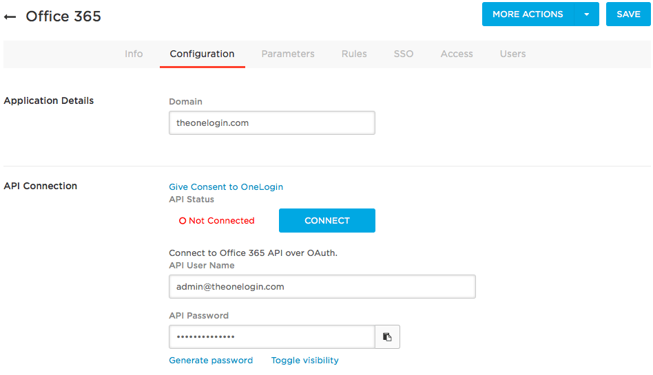Federated Directory Single Sign-On (SSO) OneLogin