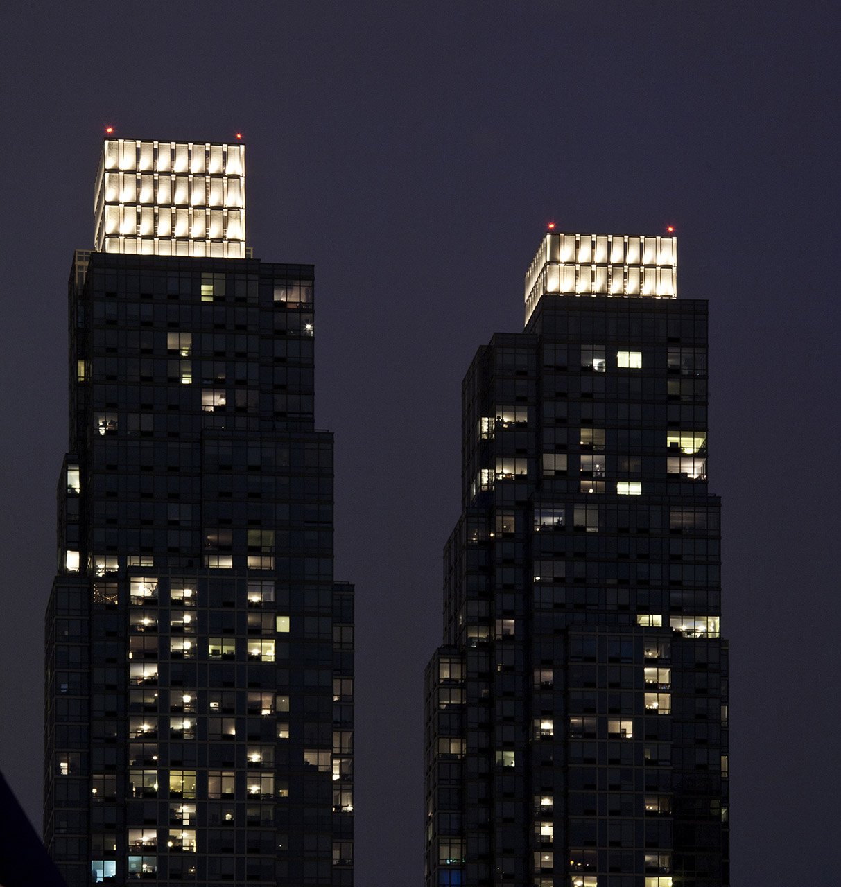 Silver Towers New York Building Lighting Design One Lux Studio