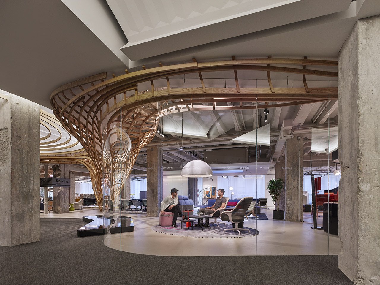 Steelcase Showroom Showroom Lighting Designer One Lux Studio