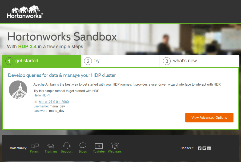 Hadoop Follow Up Hortonworks HDP Sandbox One Man went to Mow...