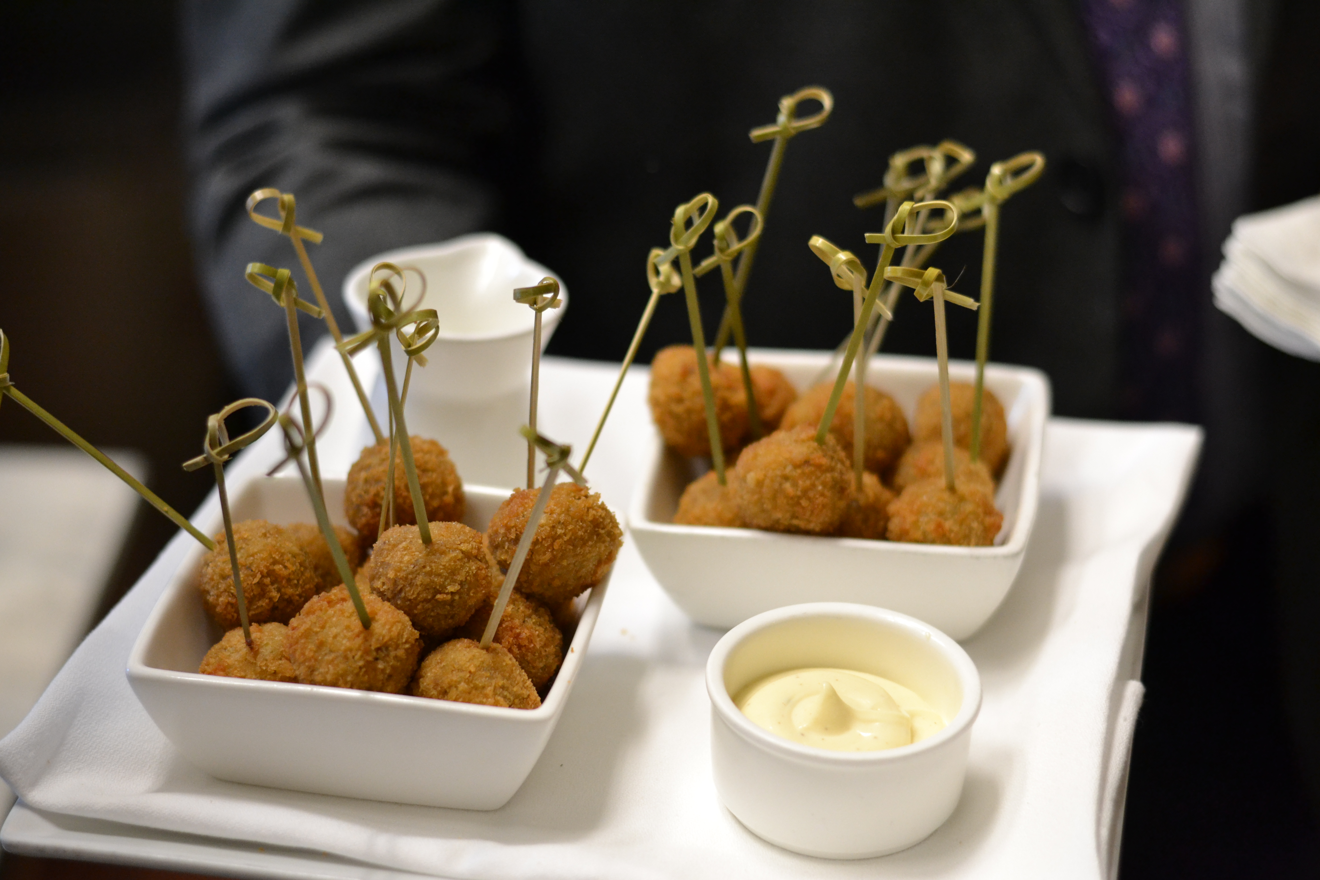 Mushroom Risotto Bites One Market Restaurant