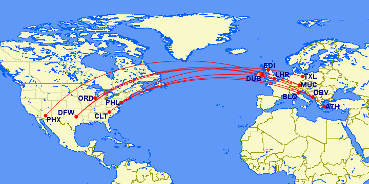 American Airlines Flight To Venice Italy