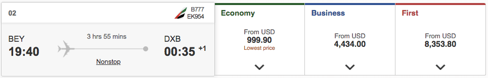 How To Upgrade An Emirates Ticket With Miles One Mile at a Time