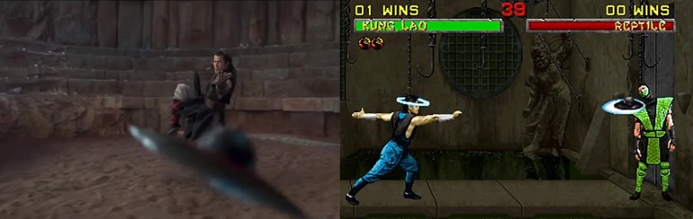 mortal kombat game and movie comparison 12