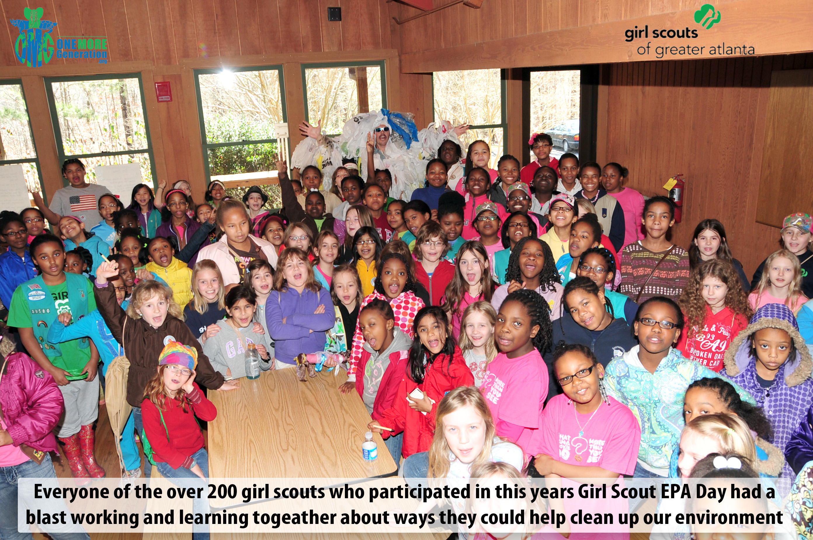 Girls Scouts of Greater Atlanta EPA Plastic Awareness One More