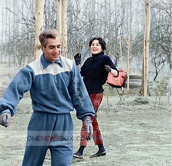 When the Shah and Farah played volleyball One News Box