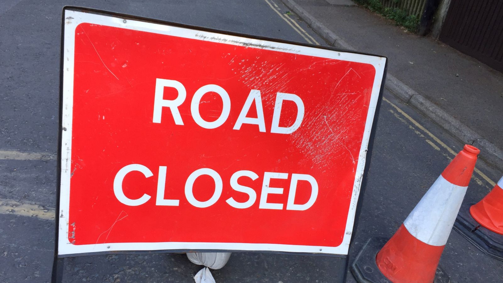 Temporary road closure in Level Garden One News SVG