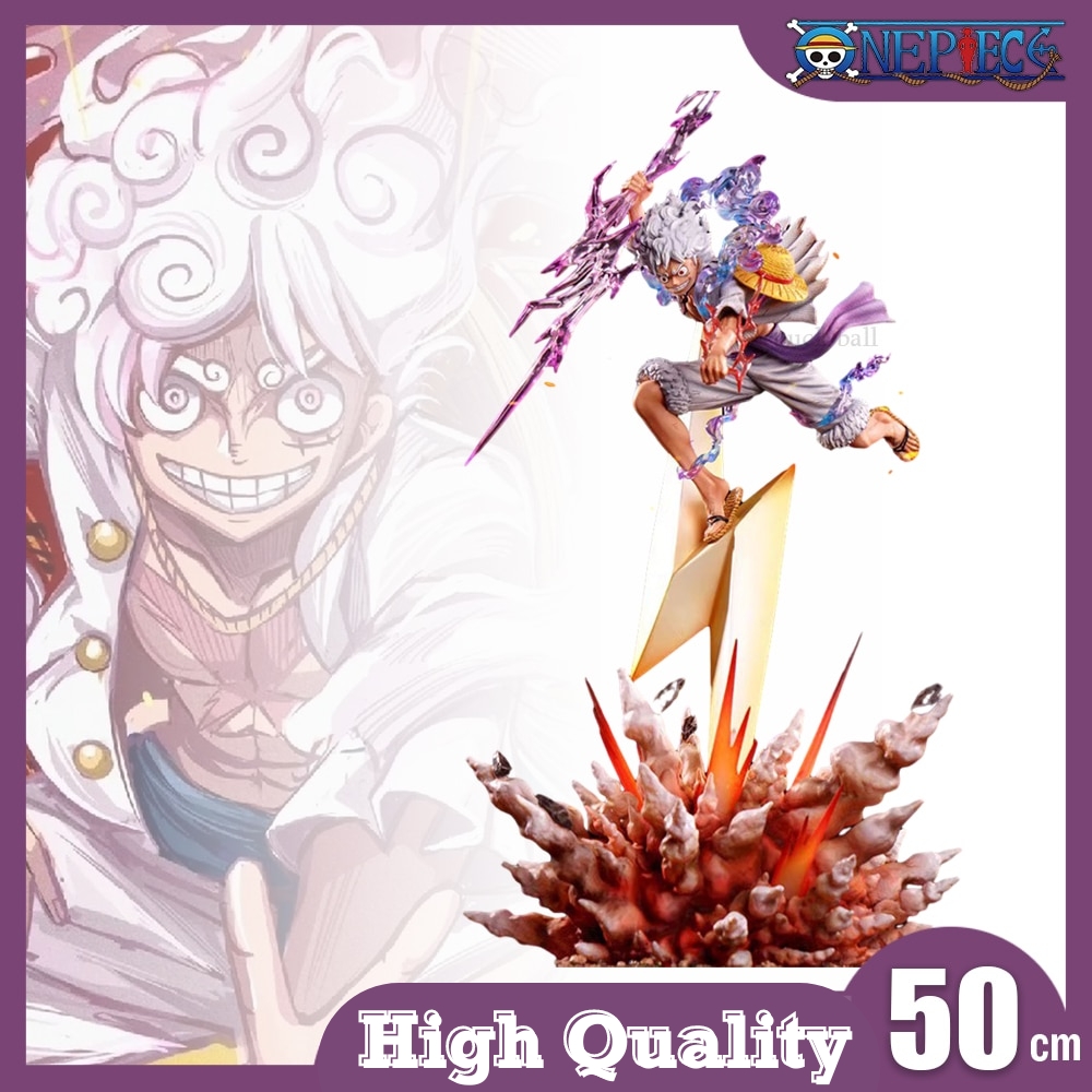 One Piece Figures 50cm Luffy Gear 5 Nika Luffy Sun God PVC GK Statue Figure One Piece Store
