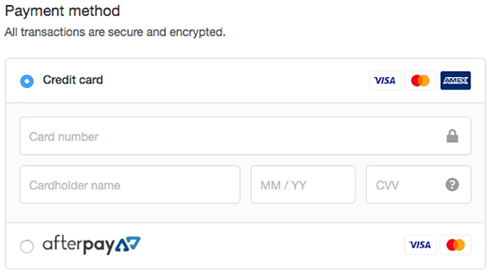 adding Afterpay icon into footer (or other icons) Shopify