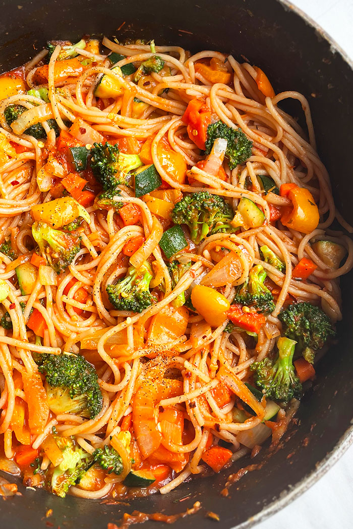 Instant Pot Vegetable Pasta One Pot Recipes