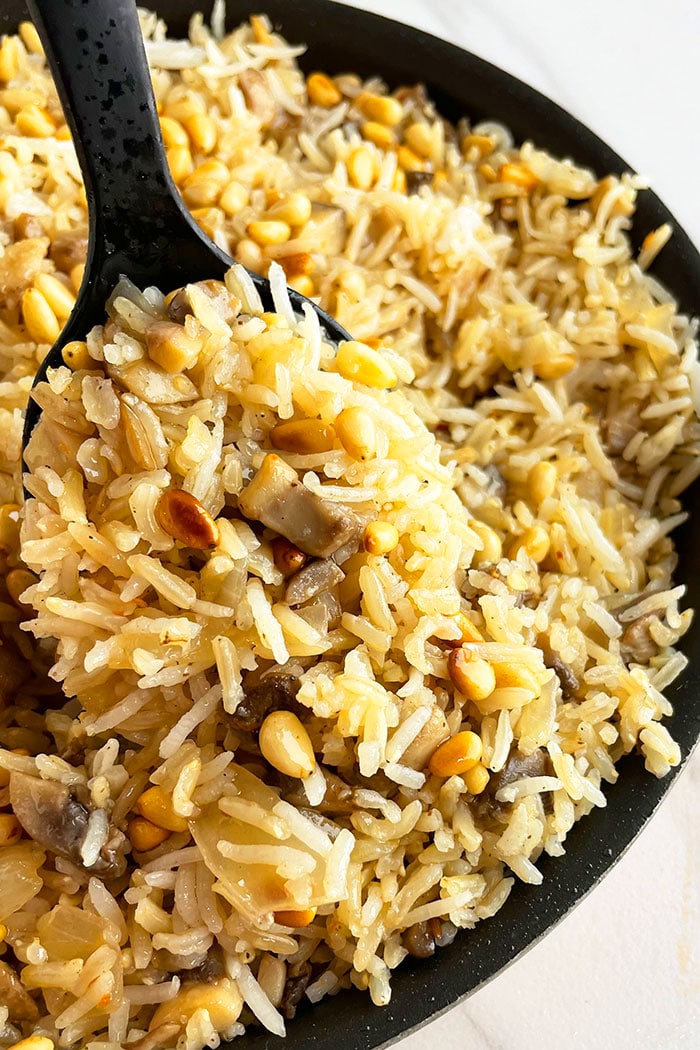 Mushroom Rice Pilaf (One Pot) One Pot Recipes