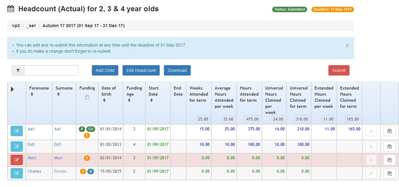 Add a New Attendance Line