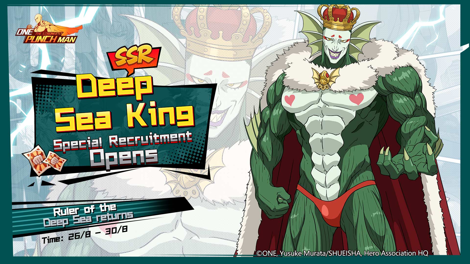 Deep Sea King RateUp (Aug 2021) One Punch Man The Strongest Tips
