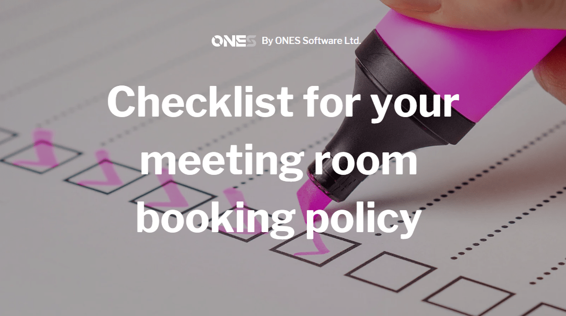 Checklist for your meeting room booking policy ONEs Blog