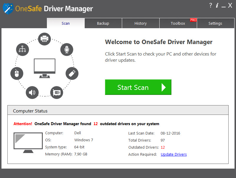 Are your drivers Windows OneSafe Software