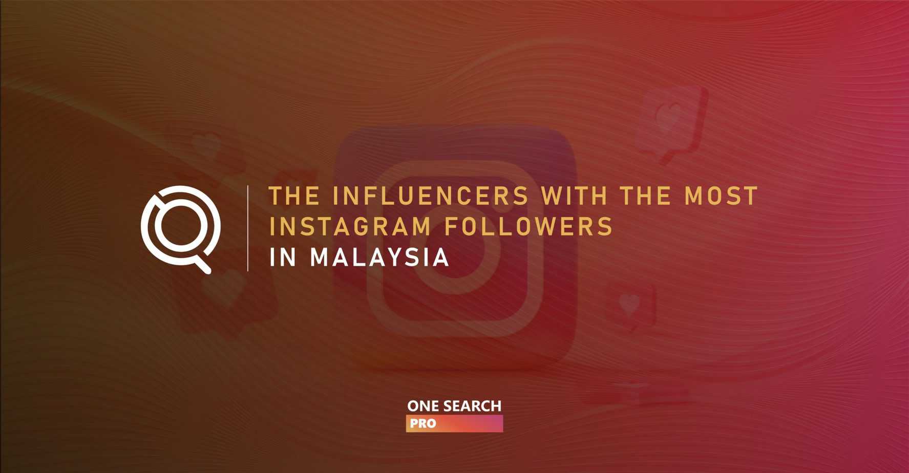 Malaysians With The Most Instagram Followers (2023 Review)