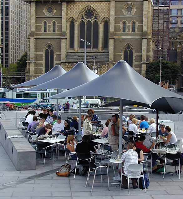 Commercial Umbrellas Perth Skyspan Architectural Umbrellas Perth WA